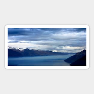 Evening Light on Lake Wakatipu Sticker